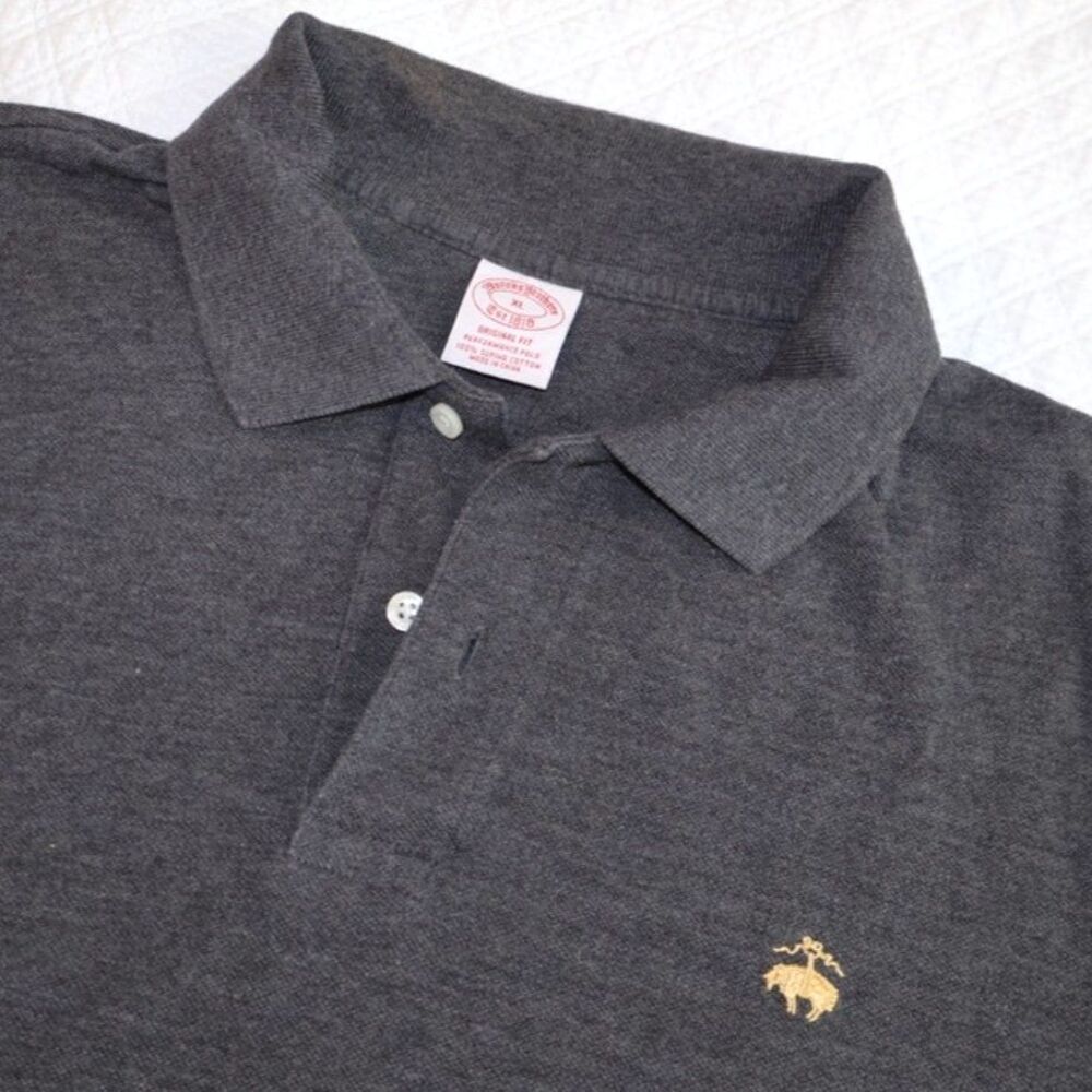 Brooks Brothers Gray XL Polo Shirt